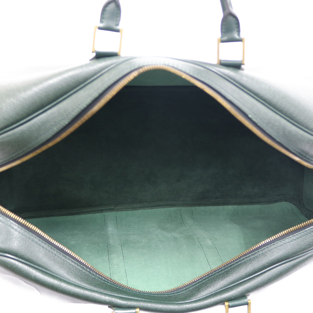 Used] Louis Vuitton Boston Bag Kendall GM Taiga Green Green Unisex