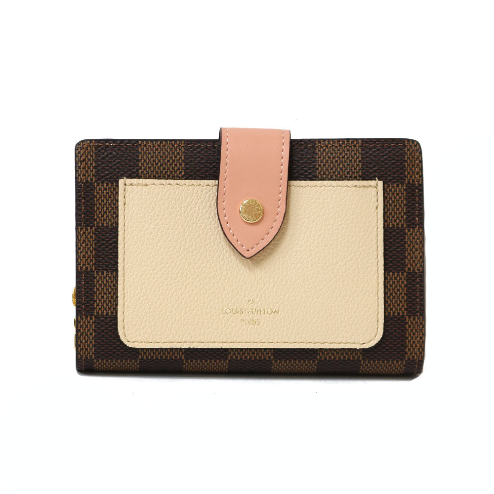 中古】 ルイ・ヴィトン LOUIS VUITTON 二つ折り財布 ダミエ
