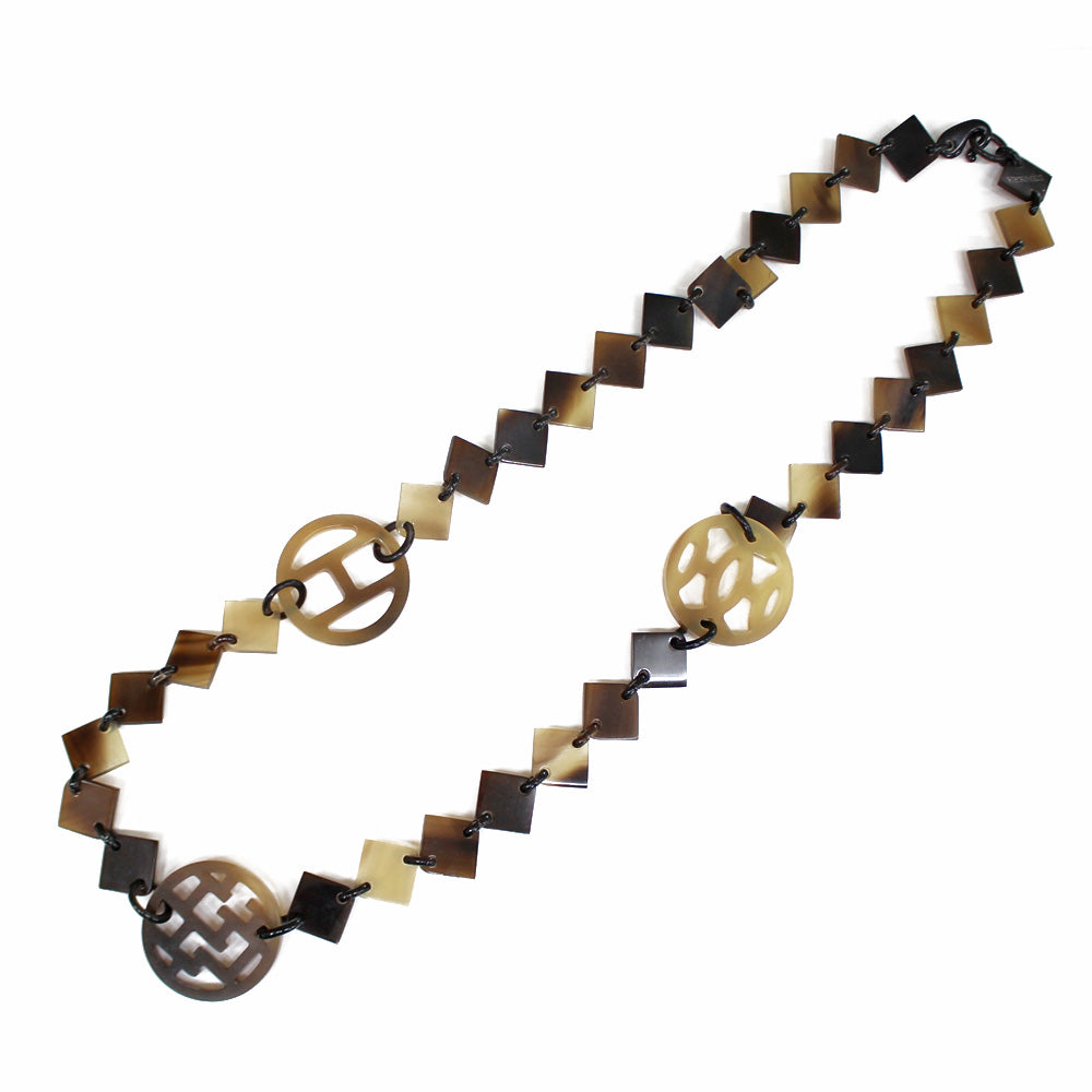 HERMES エルメス ネックレス バッファローホーン レディース 中古