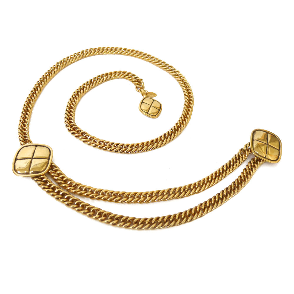 中古】 シャネル CHANEL ベルト チェーンベルト メタル ゴールド
