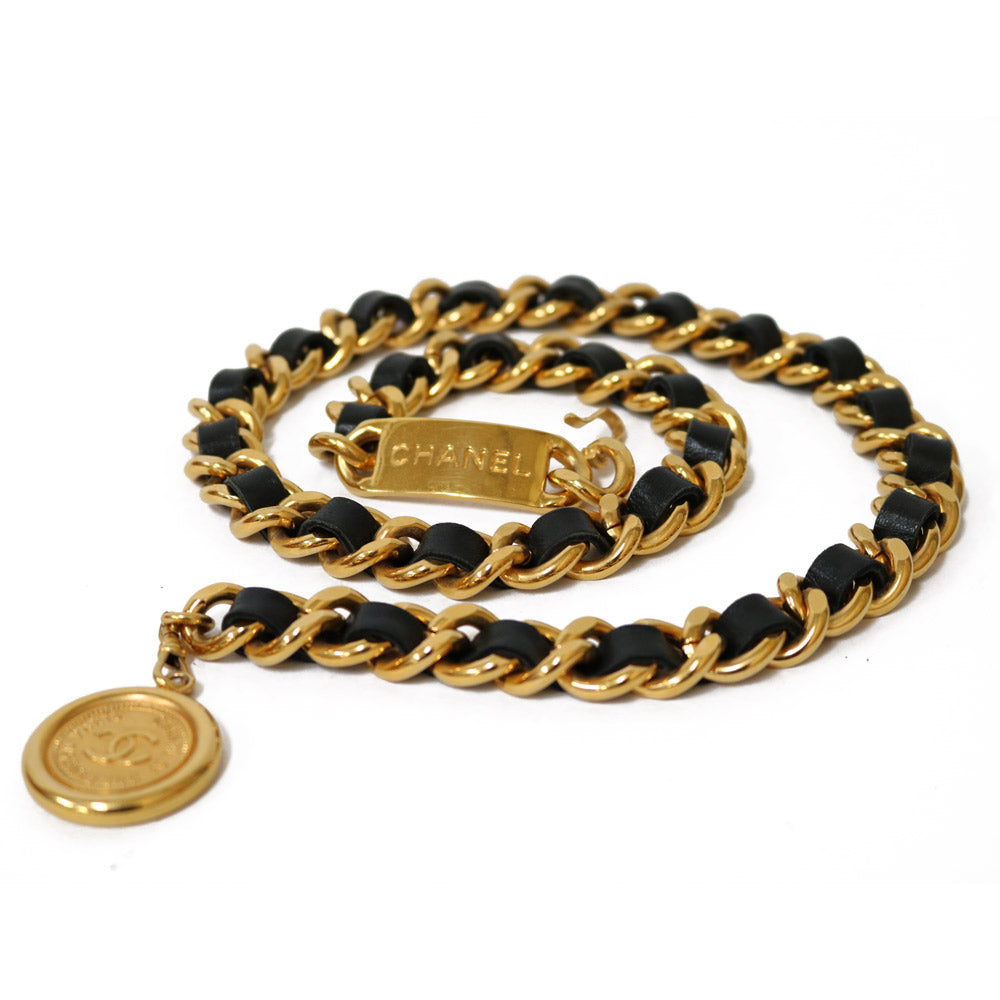 よ*る様 CHANEL ゴールドチェーンベルト 楽天市場】【送料無料】【中古】 CHANEL シャネル ベルト チェーン