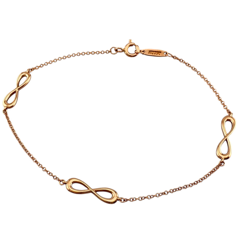 TIFFANY&Co. ティファニー インフィニティ ブレスレット 18金 K18