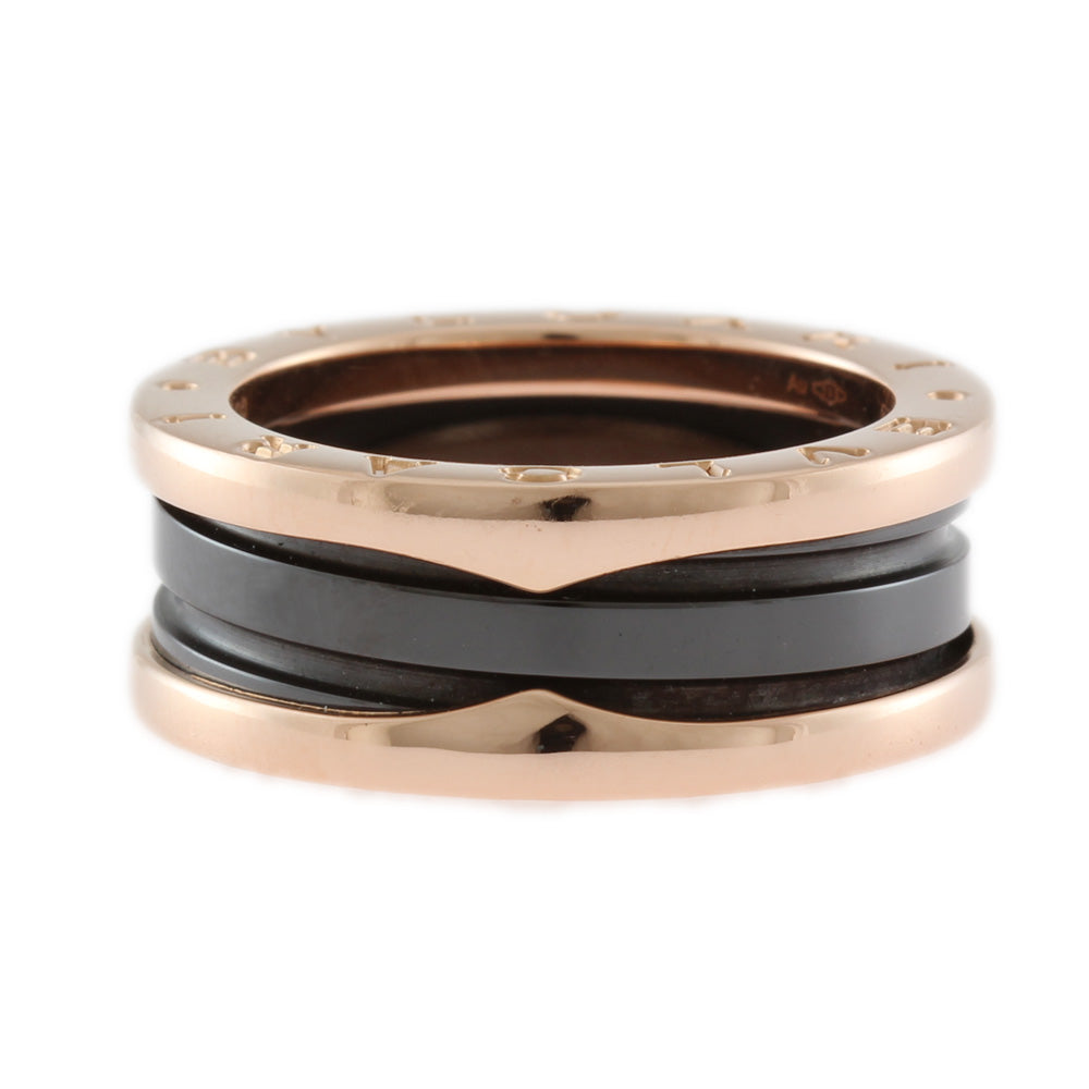 ブルガリ B-zero.1 ビーゼロワン 3バンドリング ブラックセラミック