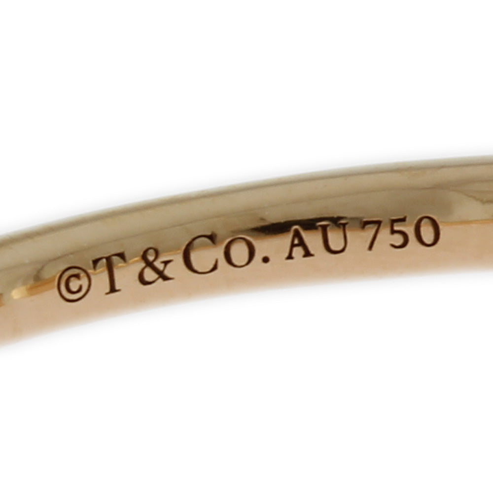 Tiffany T-wire ring, size 10, 18k, 18K pink gold, women's