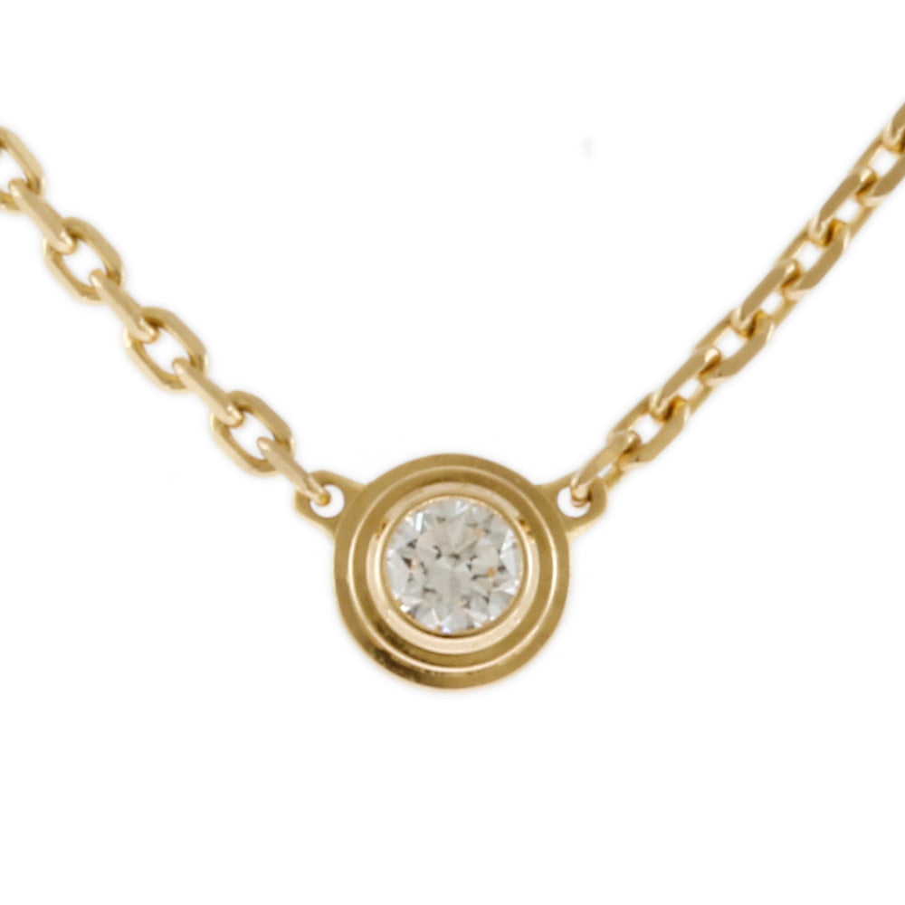 カルティエ ディアマン レジェ ネックレス 18金 K18イエローゴールド