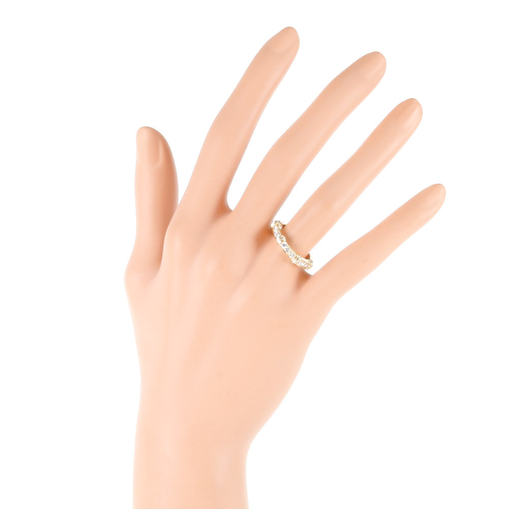 カルティエ CARTIER コンテッサ ハーフダイヤモンド リング・指輪 8.5