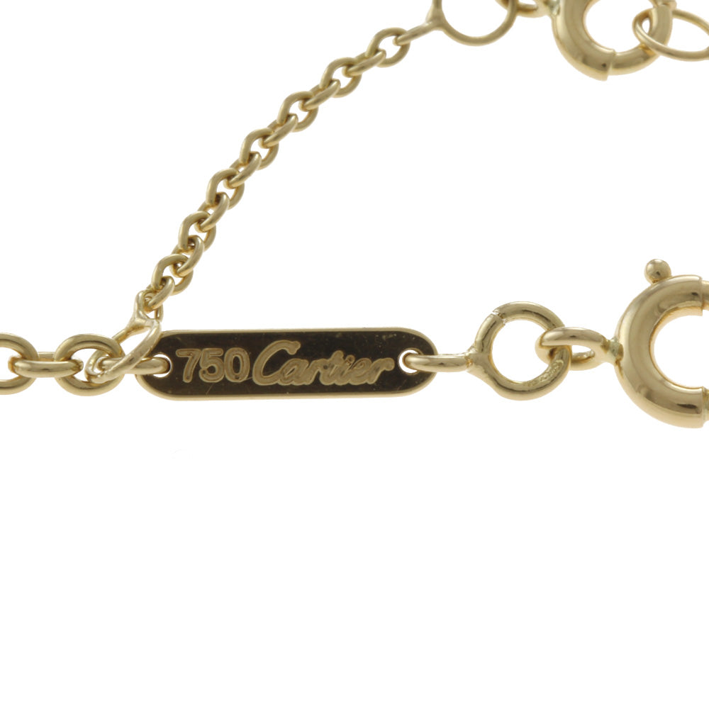 カルティエ CARTIER トリニティ 3カラー ネックレス 18金 K18イエロー
