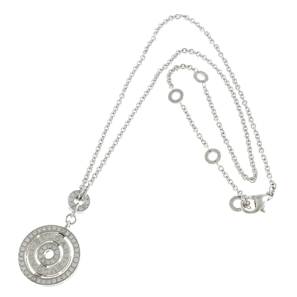 中古】 ブルガリ BVLGARI K18WG ネックレス ダイヤモンド アストラーレ