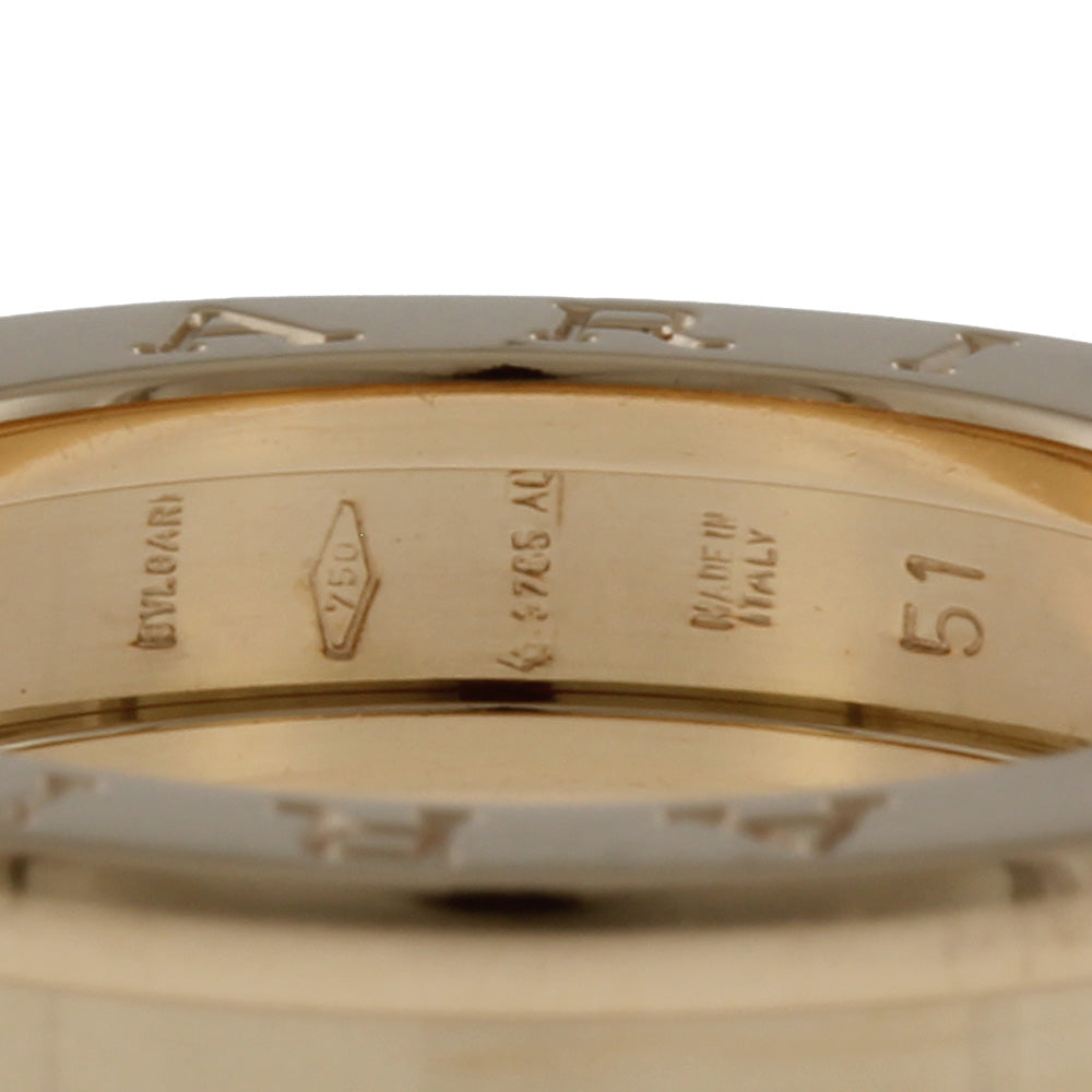 ブルガリB-ZERO 11号 #51 18金 イエローゴールド ブルガリ BVLGARI B-zero1 #51 リング・指輪 11号 18金 K18ピンク