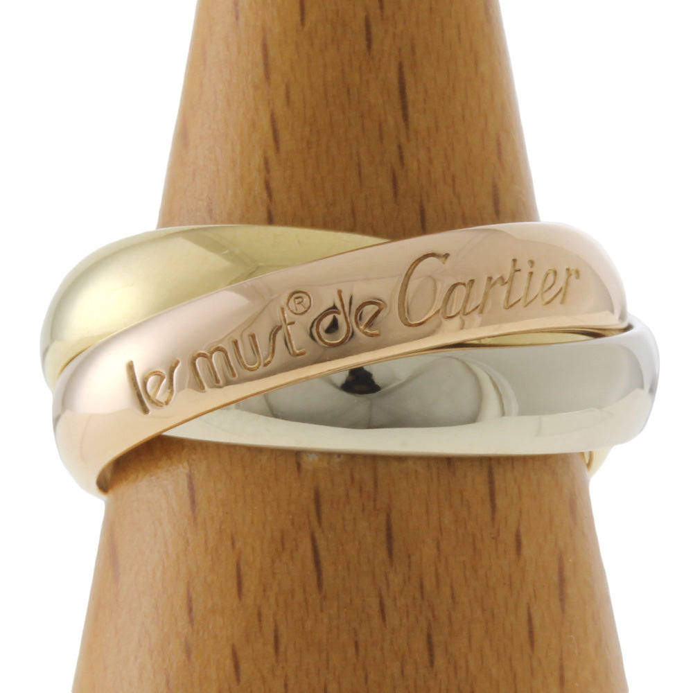 カルティエ CARTIER トリニティ ＃47 リング・指輪 7号 18金 K18 