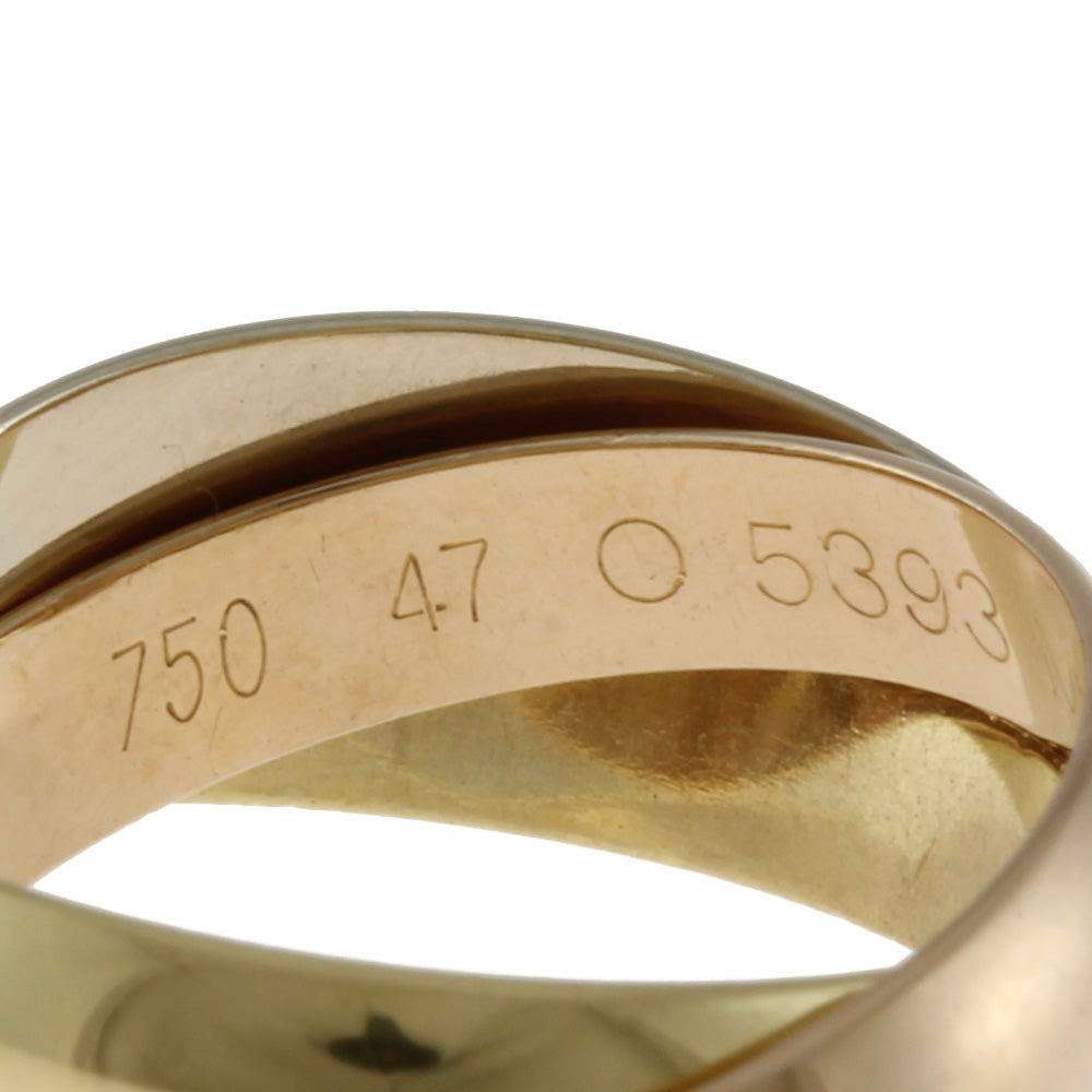 カルティエ CARTIER トリニティ ＃47 リング・指輪 7号 18金 K18