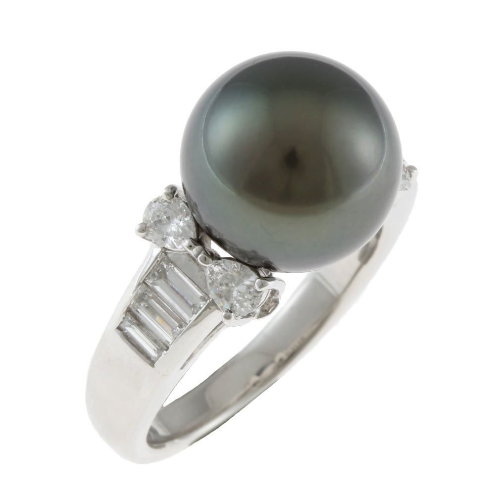 MIKIMOTO 指輪 0.52ct ダイヤリング Pt950 9号 プラチナ MIKIMOTO 