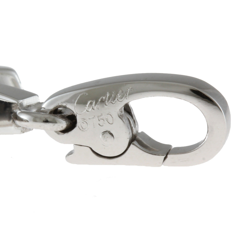 中古】 カルティエ CARTIER K18WG ペンダントトップ チャーム スター