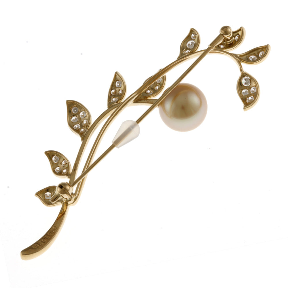 MIKIMOTO ミキモト ブローチ 18金 K18ゴールド ダイヤモンド MIKIMOTO ミキモト ブローチ 18金 K18ゴールド ダイヤモンド