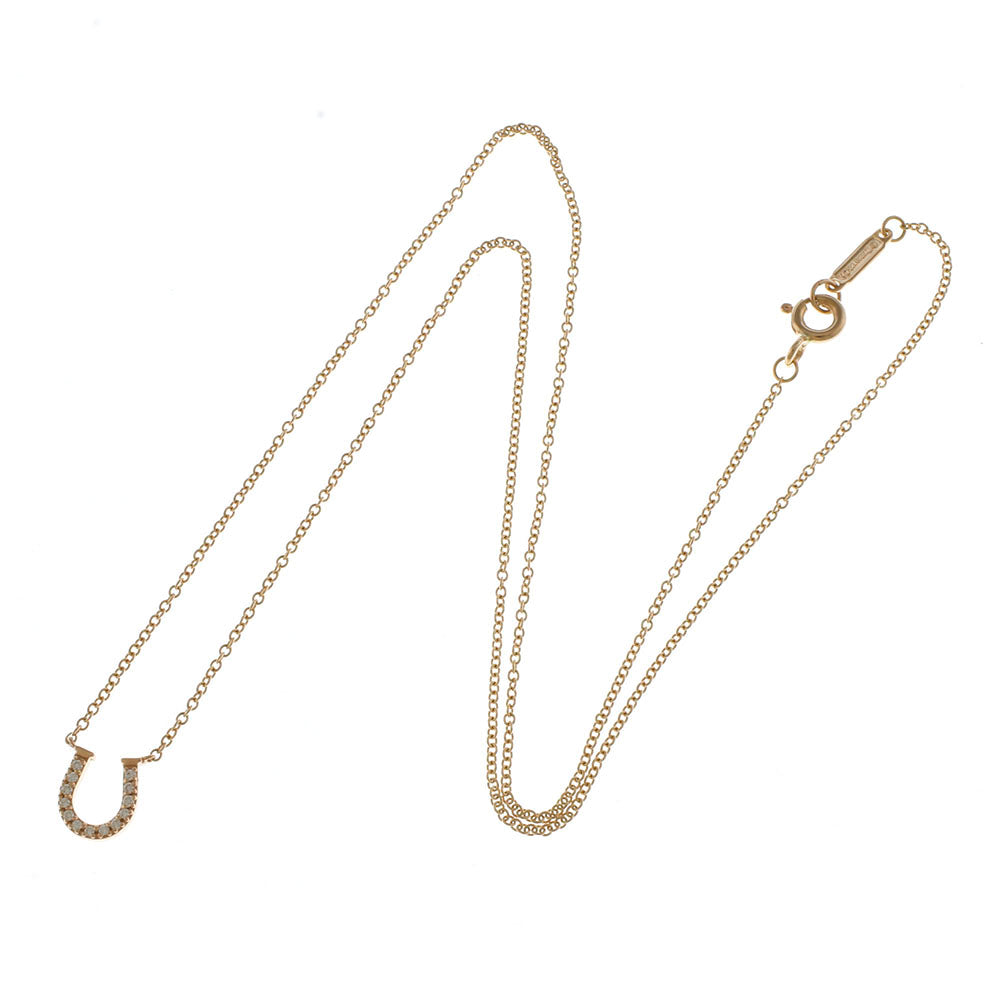 TIFFANY&Co. ティファニー メトロホースシュー ネックレス 18金 K18