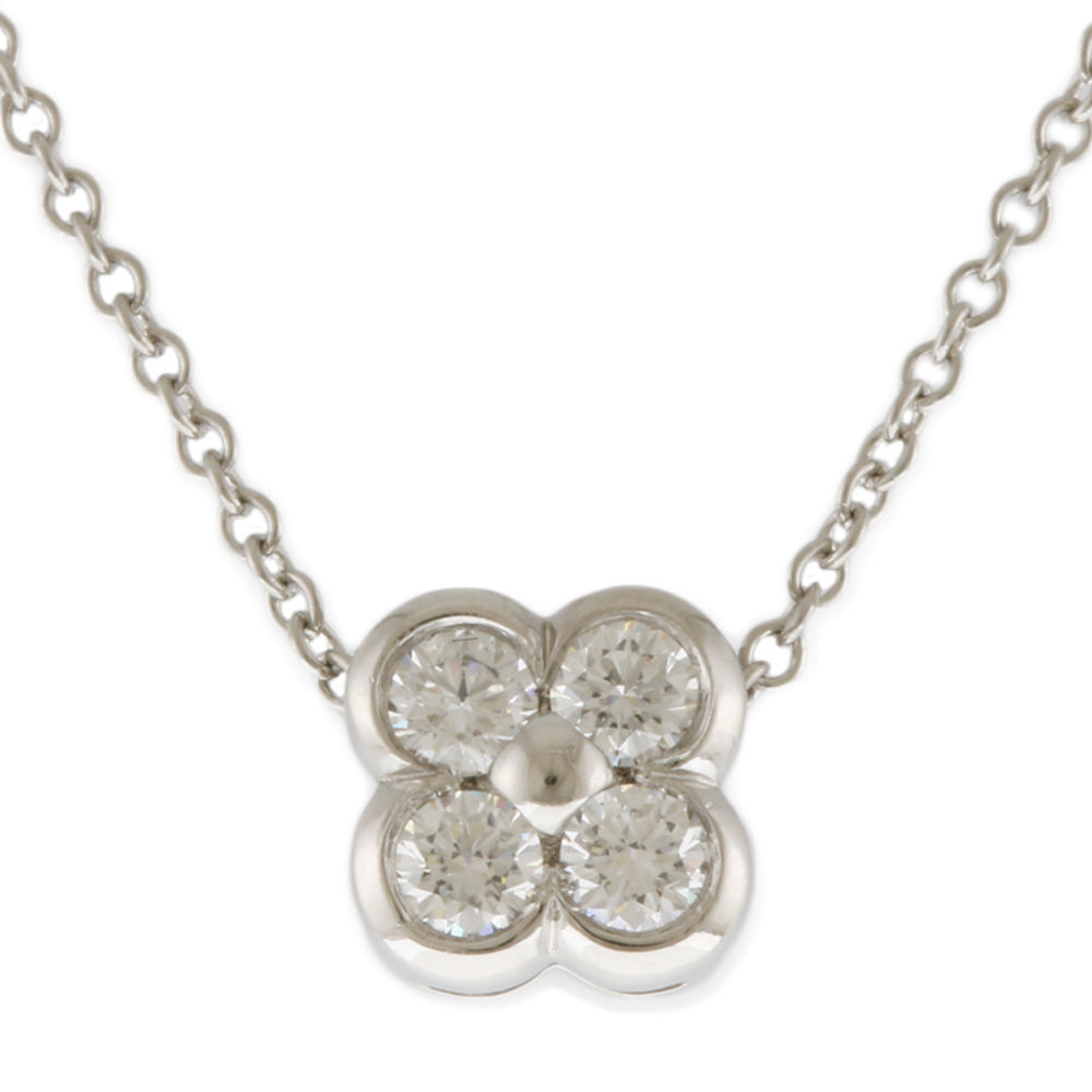 TIFFANY&Co. ティファニー ベゼルセット ネックレス Pt950プラチナ 