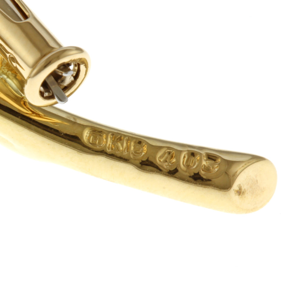 MIKIMOTO ミキモト ブローチ 18金 K18ゴールド ダイヤモンド