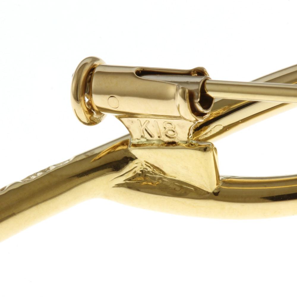 MIKIMOTO ミキモト ブローチ 18金 K18ゴールド ダイヤモンド