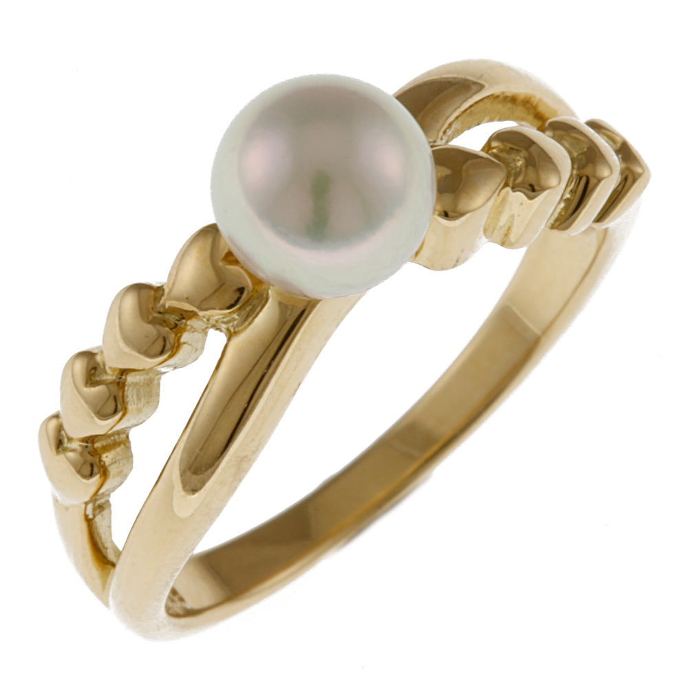 omtykです！MIKIMOTO パールリング k18 ゴールド MIKIMOTO ミキモト リング 指輪 11号 18金 K18ゴールド パール