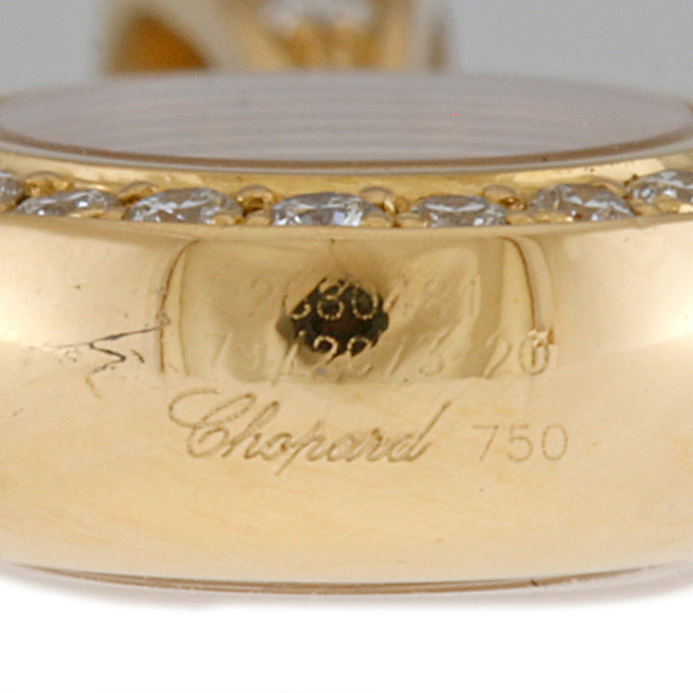 Chopard Happy Diamonds Pendant Top 18K Gold Diamond Women's Used