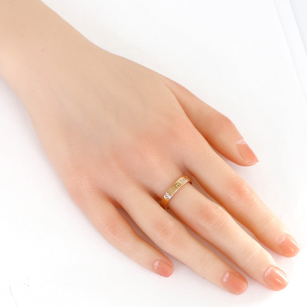 Cartier Mini Love #58 Ring, Size 17.5, 18K, K18 Pink Gold, Women's