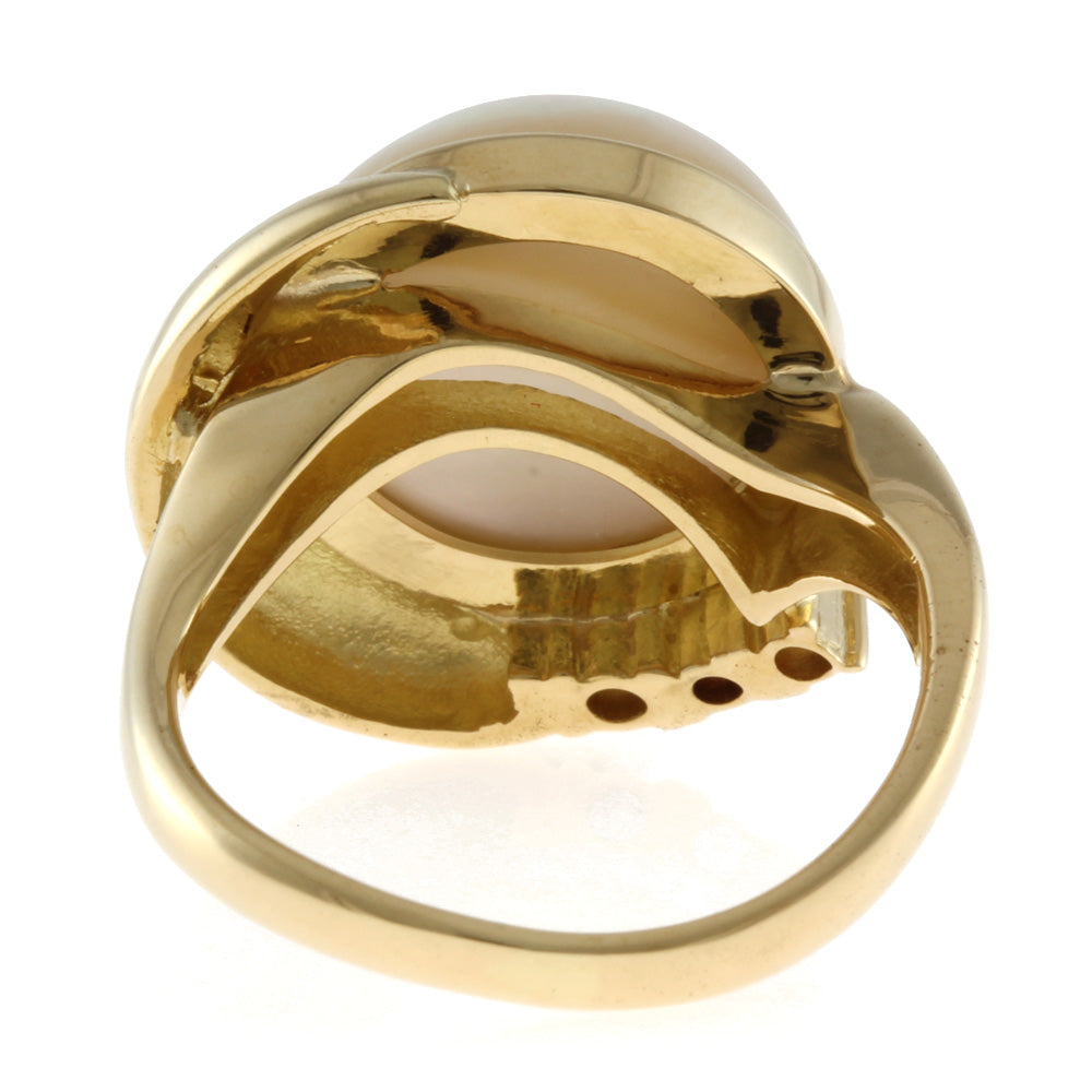 タサキ TASAKI リング・指輪 9号 18金 K18ゴールド マベパール