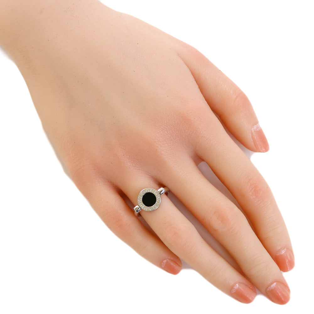 K18 WG ブルガリダイヤ、オニキスフリップ リング 指輪8号正規品最終値下げ 楽天市場】ブルガリ フリップリング オニキス ダイヤモンド