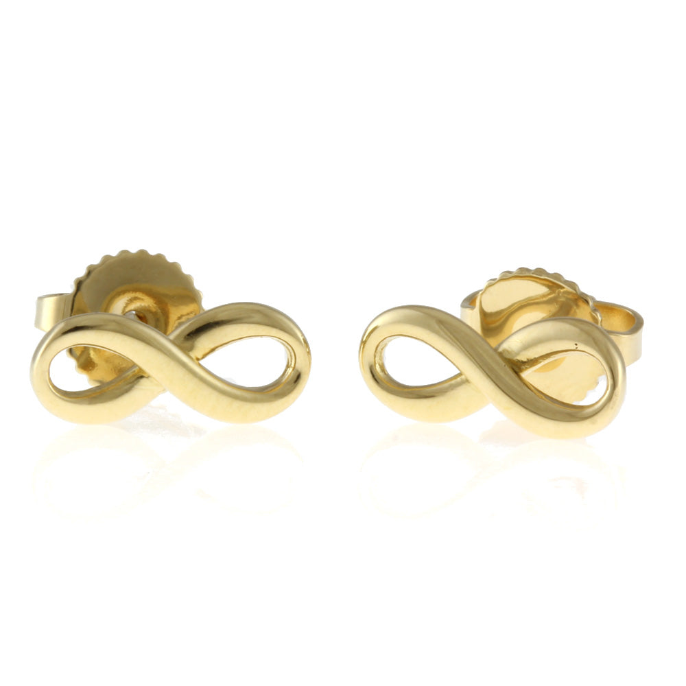 ティファニー TIFFANY&Co. インフィニティ ピアス 18金 K18イエロー