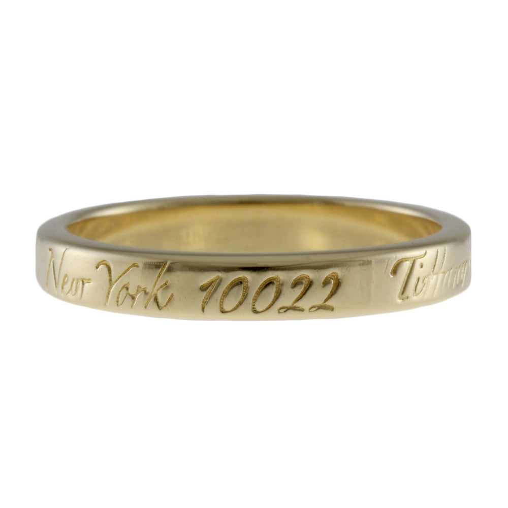 ティファニー TIFFANY&Co. ノーツナロー リング・指輪 7.5号 18金 K18
