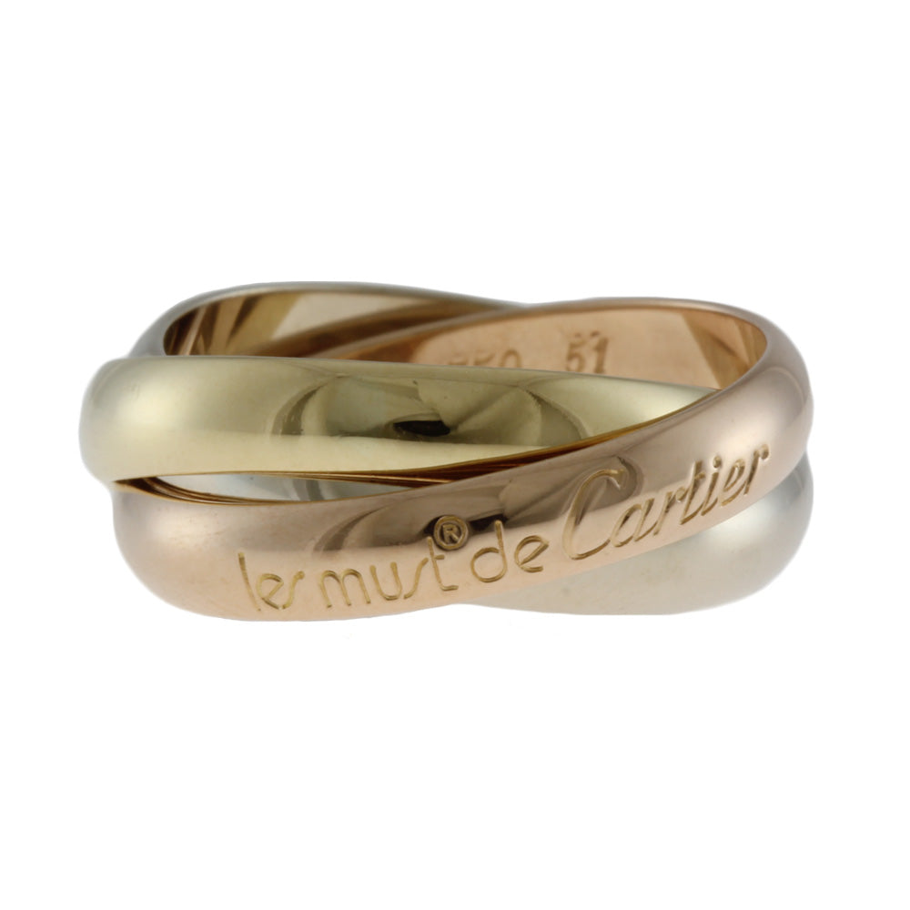 カルティエ CARTIER トリニティ #51 リング・指輪 10.5号 18金 K18