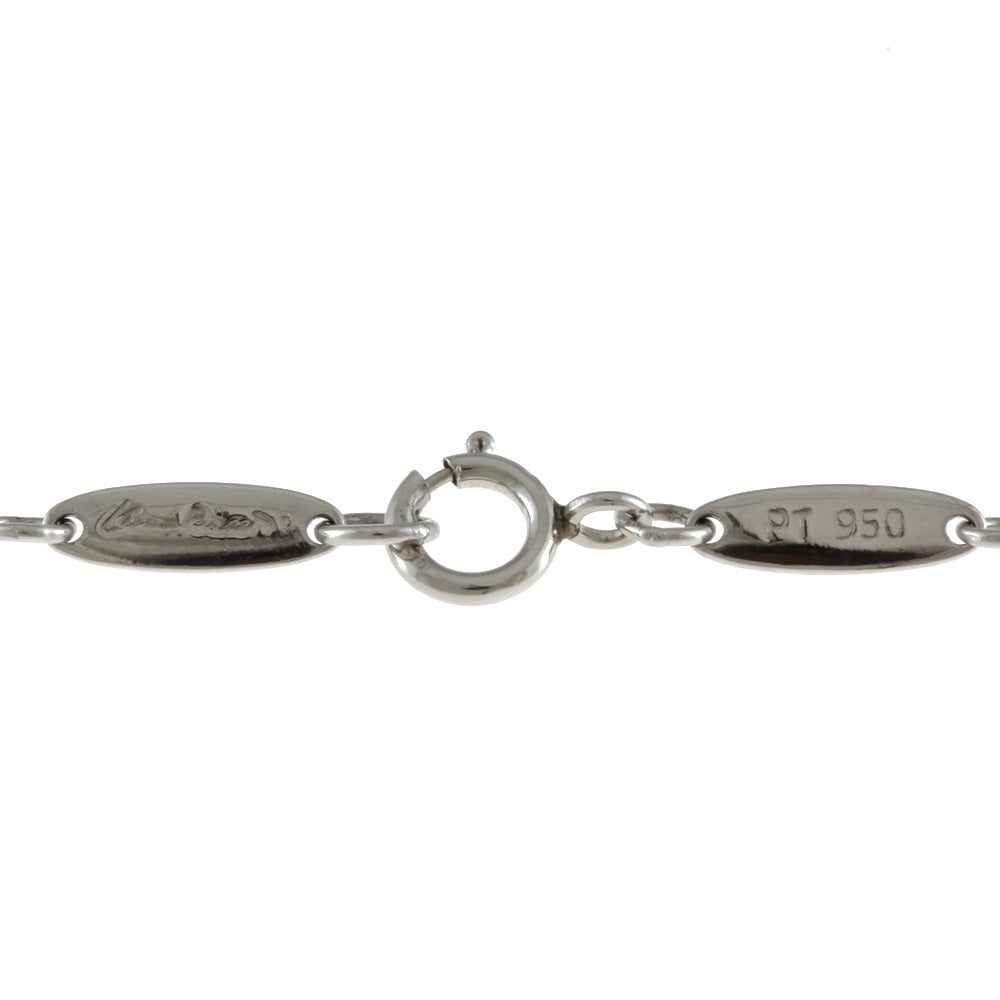 ティファニー TIFFANY&Co. ロッククリスタルクロス ネックレス Pt950