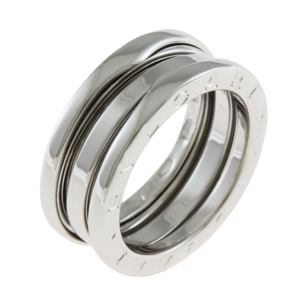 BVLGARI B-zero.1 B-Zero One 3-Band #51 Ring, Size 10.5, 18K K18 White ...