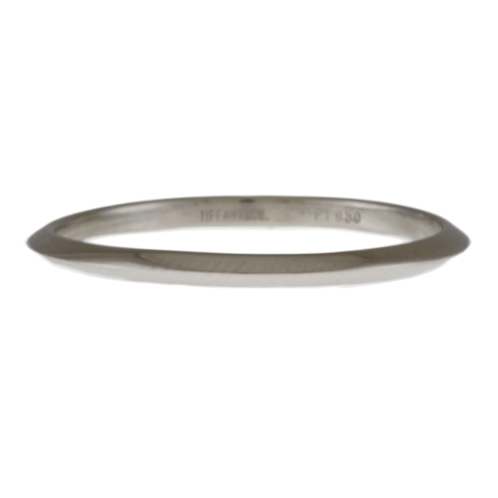 TIFFANY&Co. ティファニー バンドリング リング 指輪 18号 Pt950