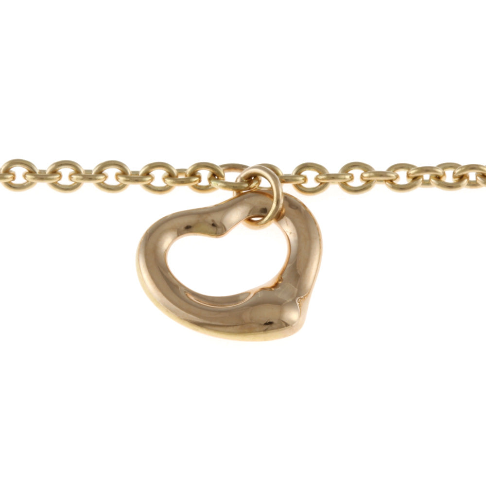 ティファニー TIFFANY&Co. オープンハート ブレスレット 18金 K18