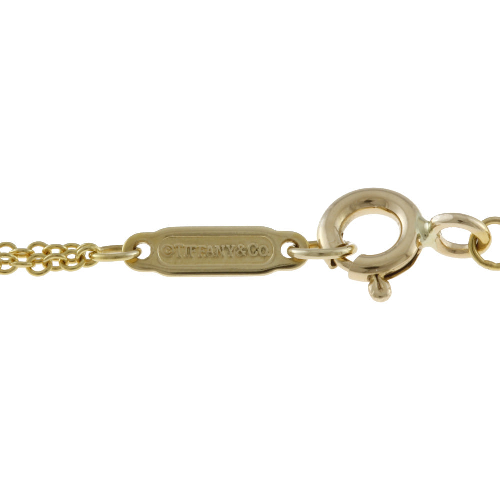 美品 ティファニー インフィニティ k18 ゴールド Au750 ネックレス ティファニー インフィニティ K18ゴールド Au750 ネックレス