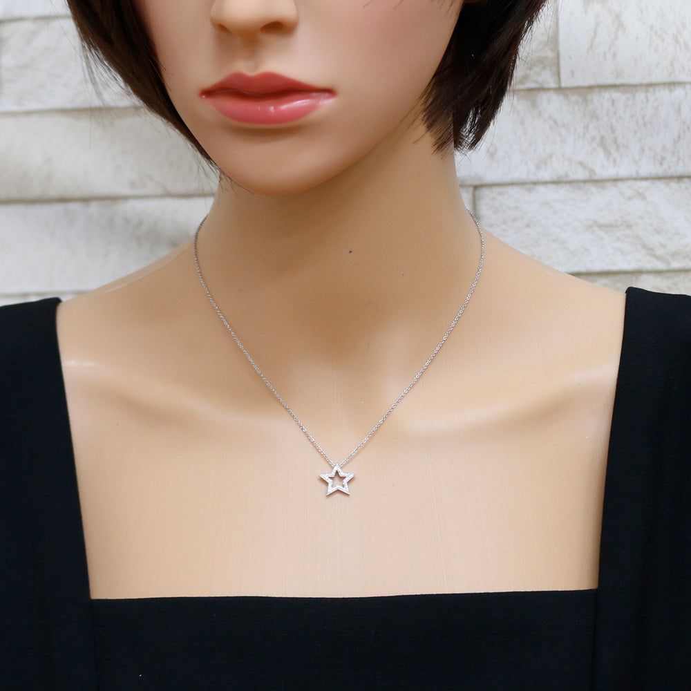 最終値下 希少 Pt950 ティファニー スターオブダビデ ネックレス プラチナ TIFFANY&Co. ティファニー スター ネックレス Pt950プラチナ