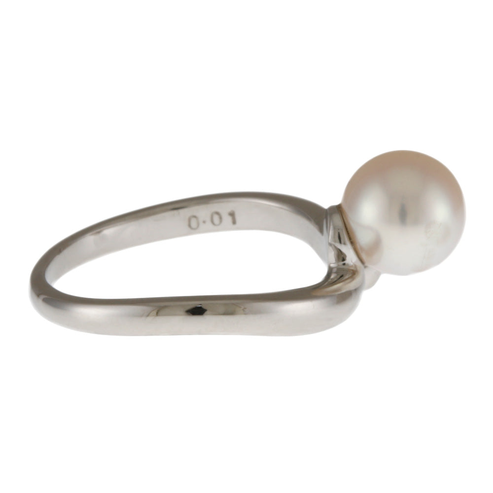TASAKI Ring, Size 11, Pt900 Platinum, Diamond, Women's, Used [36