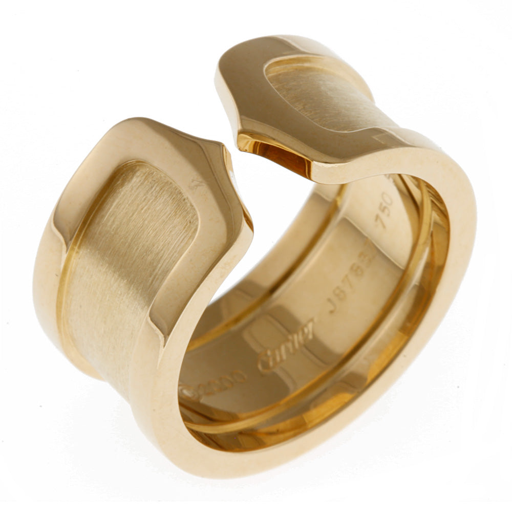 CARTIER カルティエ 2C リング 指輪 12.5号 18金 K18イエローゴールド