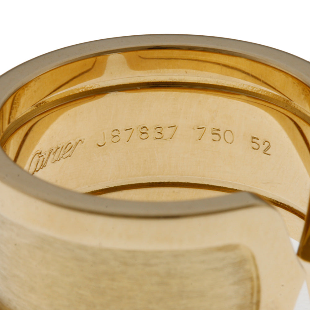CARTIER カルティエ 2C リング 指輪 12.5号 18金 K18イエローゴールド