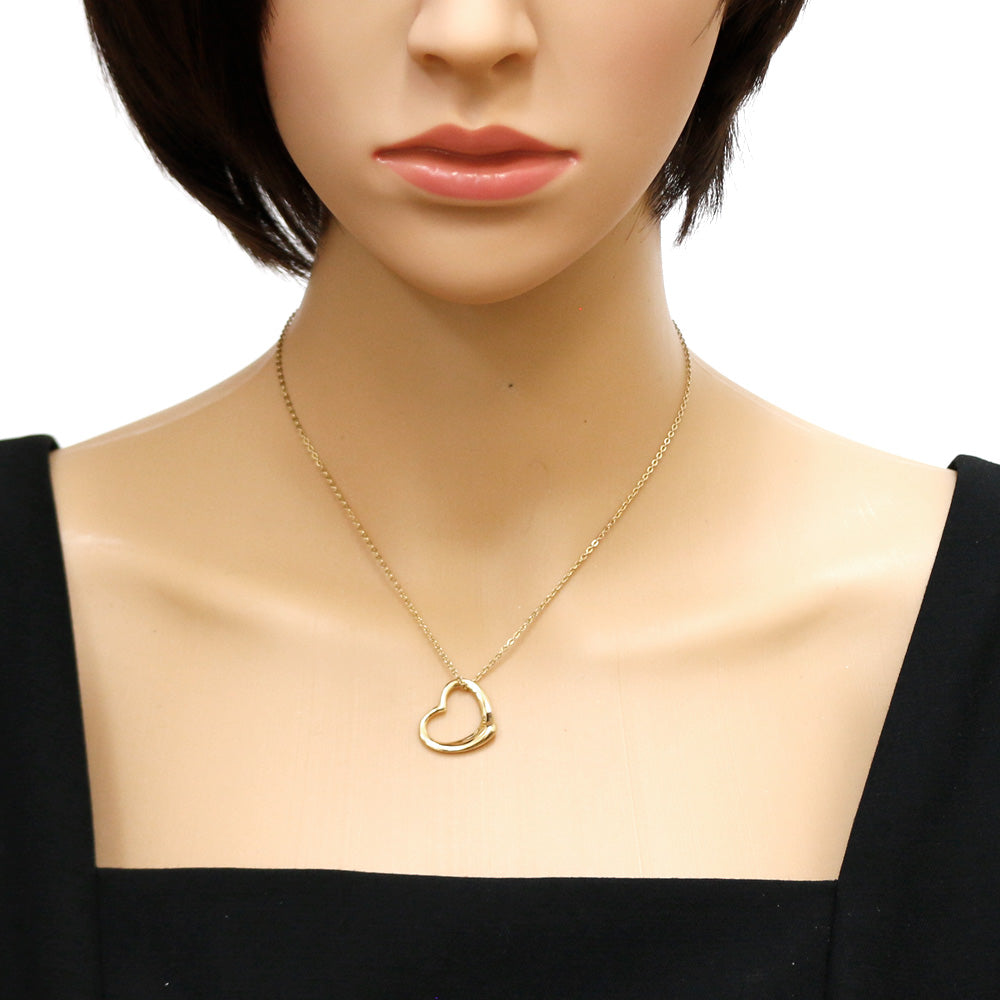 TIFFANY&Co. ティファニー オープンハート ペンダントトップ 18