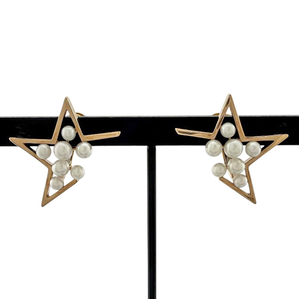 TASAKI タサキ アブストラクト スター イヤリング 18金 K18ピンク