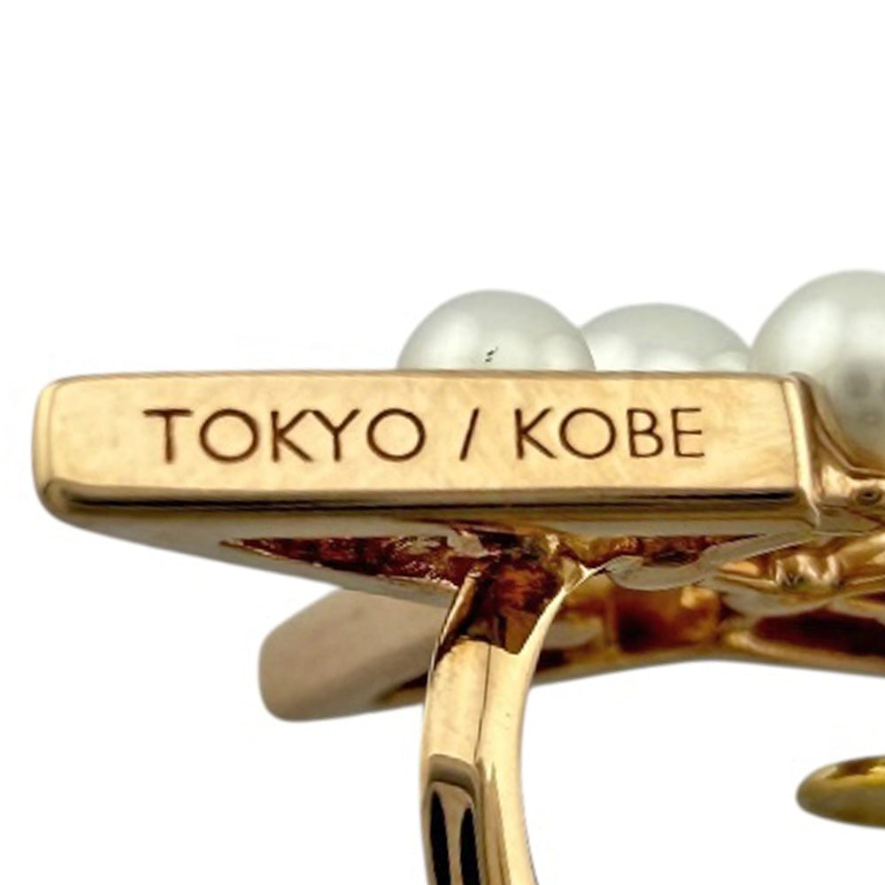 TASAKI タサキ アブストラクト スター イヤリング 18金 K18ピンク