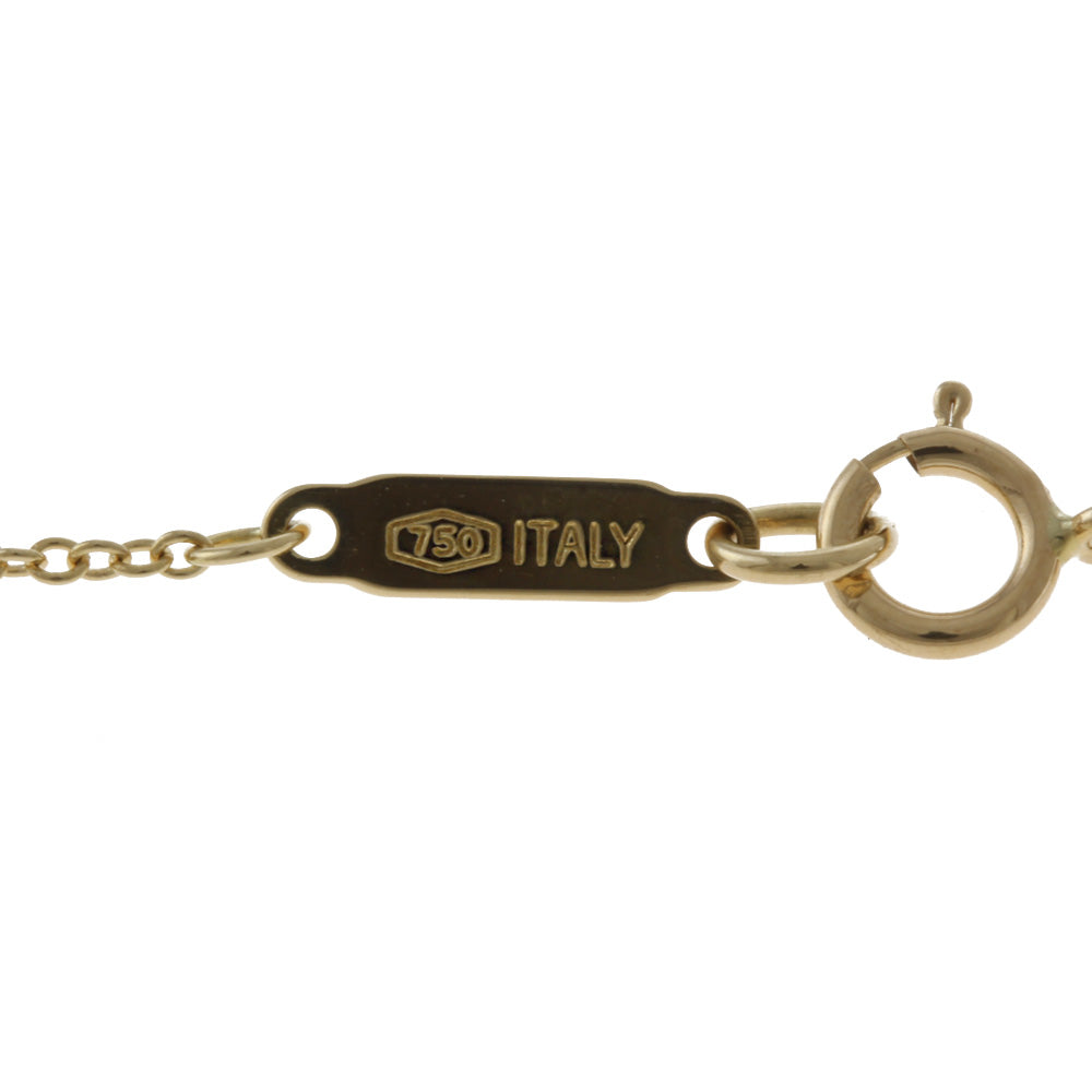 ティファニー TIFFANY&Co. ハートロック ネックレス 18金 K18イエロー