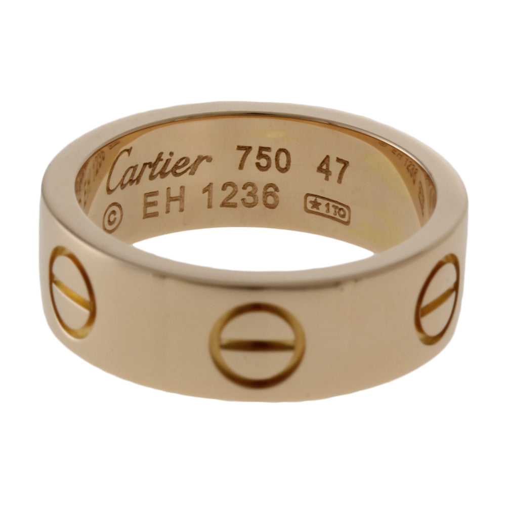 カルティエ CARTIER ラブリング ＃47 リング・指輪 7号 18金 K18ピンクゴールド レディース 中古 – 【公式】リサイクルキング  オンラインショップ