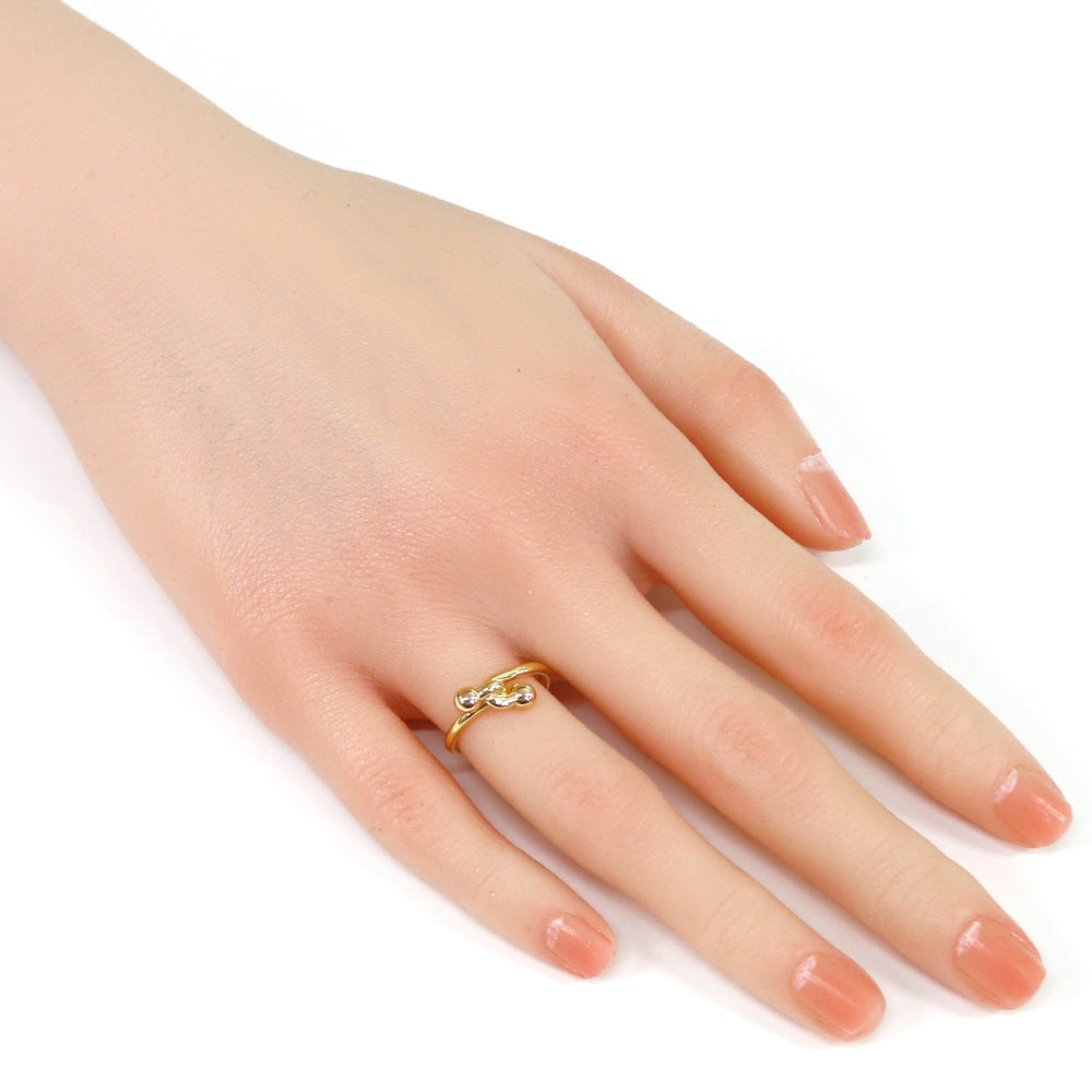 Tiffany & Co. Love Knot Ring, size 8, 18K yellow gold, women's