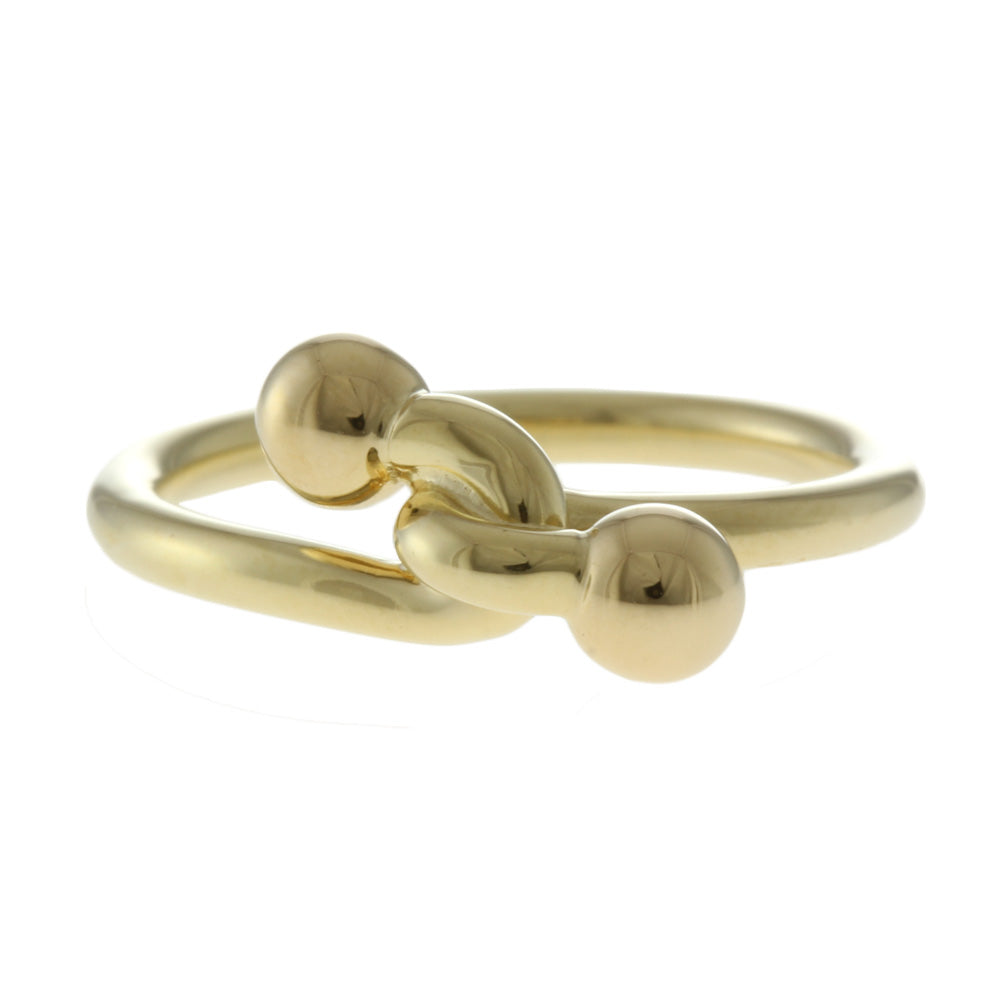 Tiffany & Co. Love Knot Ring, size 8, 18K yellow gold, women's