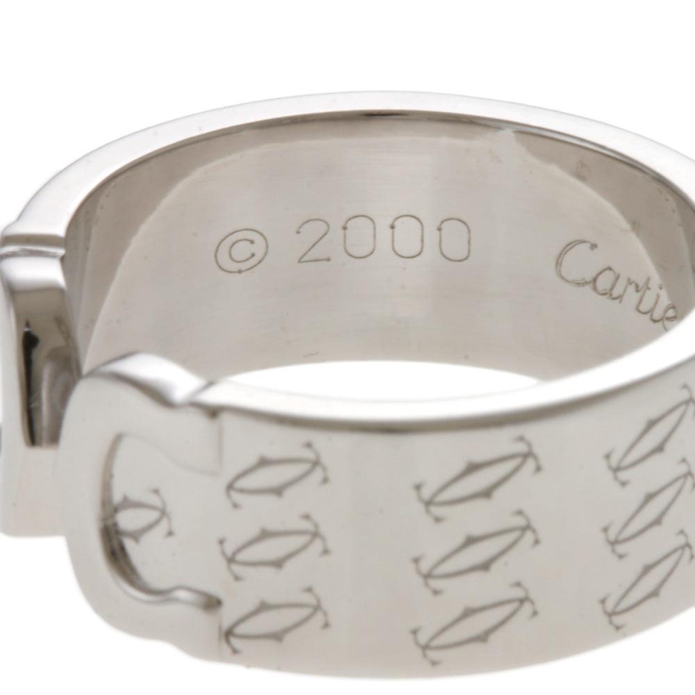 CARTIER カルティエ C2 リング 指輪 14.5号 18金 K18ホワイトゴールド