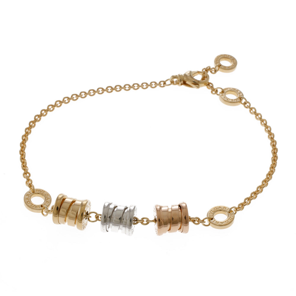 BVLGARI Three Elements B.Zero1 Bracelet 18K K18 Gold Unisex Used 