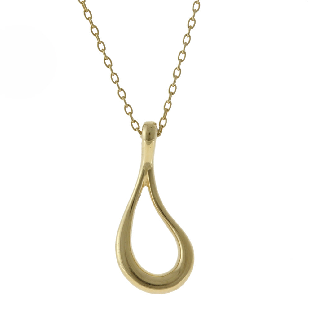 ティファニー TIFFANY&Co. オープンティアドロップ ネックレス 18金