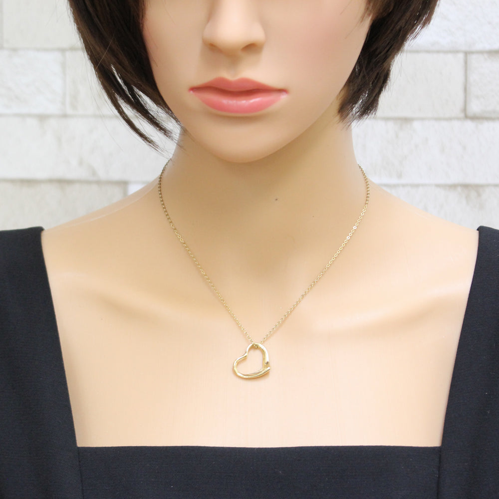 ティファニー TIFFANY&Co. オープンハート ペンダントトップ 18金 K18